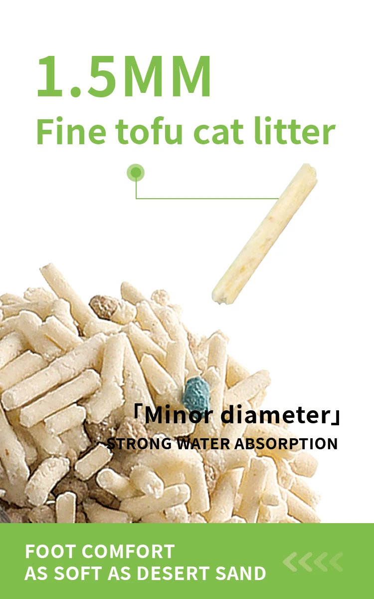Tofu Mixed Bentonite Cat Litter Tofu Cat Litter Line Production Natural
