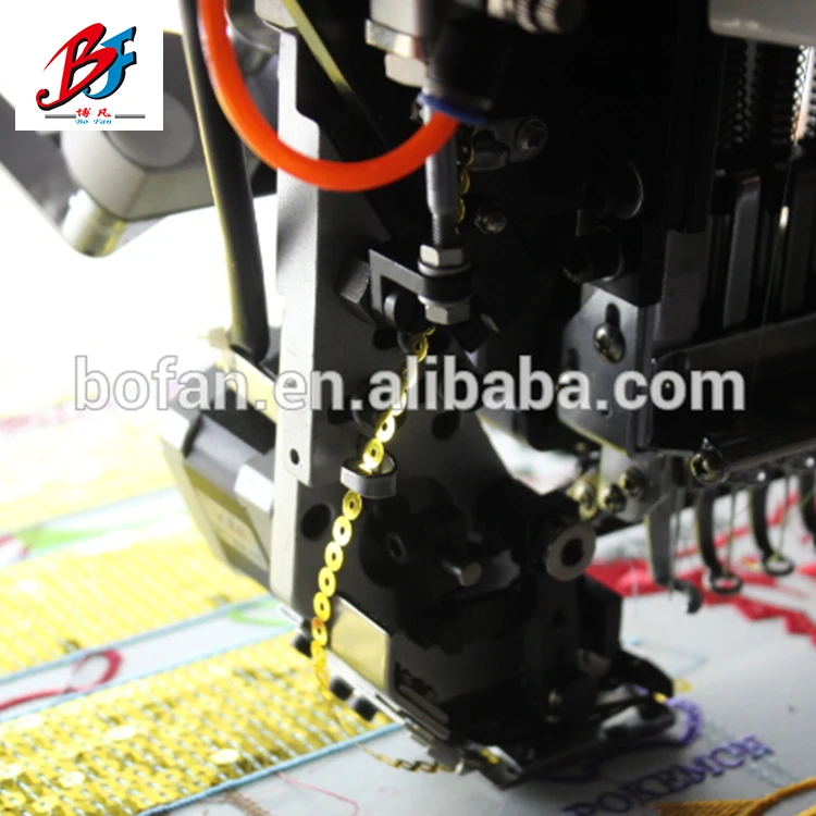 24 Head High Speed Sequin Computer Embroidery Machine