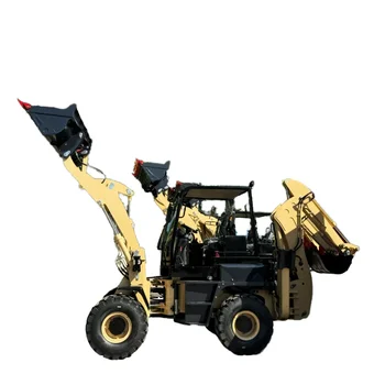 Nice Price WZ20-25A Chinese Backhoe Loader Excavator 1.6Ton Mini Loader Bucket Used 4x4 Wheel Drive Eaton Farms PLC Gearbox