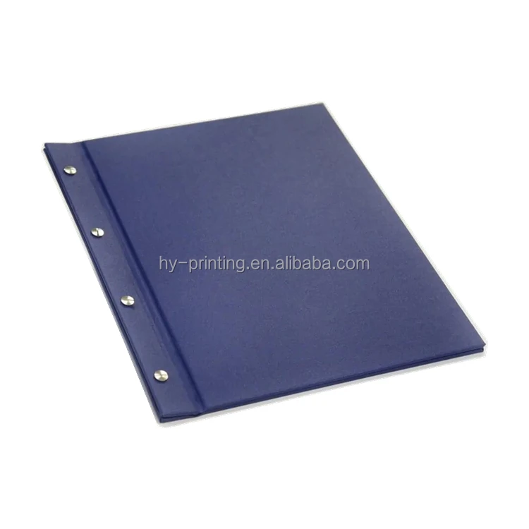Customized Cloth Covered Casebound Screw Post Binding Portfolio