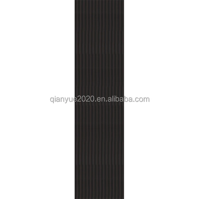 Black Sound absorbing Polyester Pet MDF Acoustic panel  Decoration Wall Ceiling Wood Slat acoustic panel