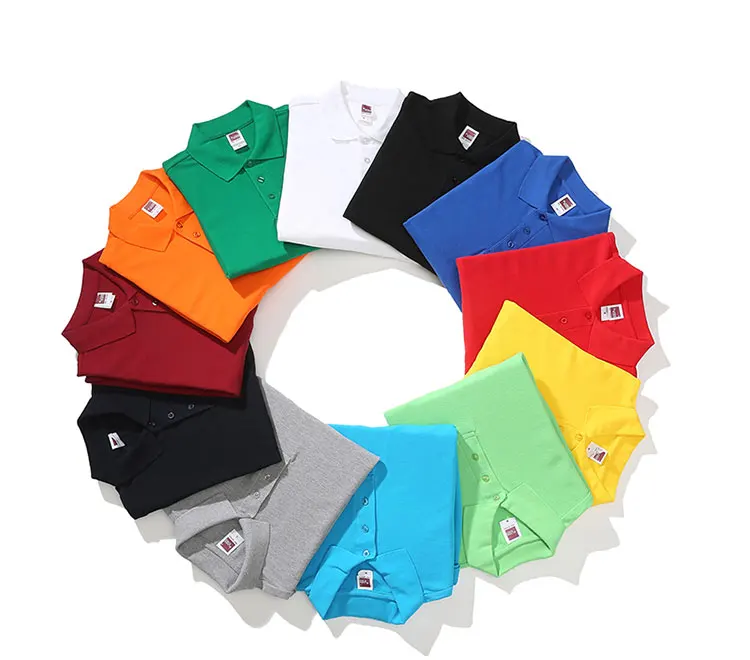 Wholesale High Quality Blank Plain Mens 100% Cotton Polo T Shirt Long ...