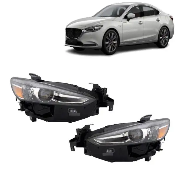 car LED w/o AFS Headlight Front head Lamp for 2018-2021 Mazda 6 2020