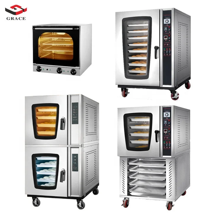 China Factory Multifunctional 10 Trays Countertop Electric Commercial Convection Oven with Under Shelf