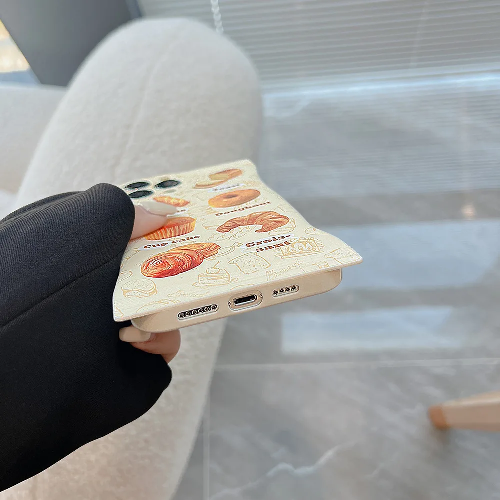 Snack bag bread iphone14pro Apple mobile phone shell 14plus autumn and winter 12 grab bag suitable for 13 14