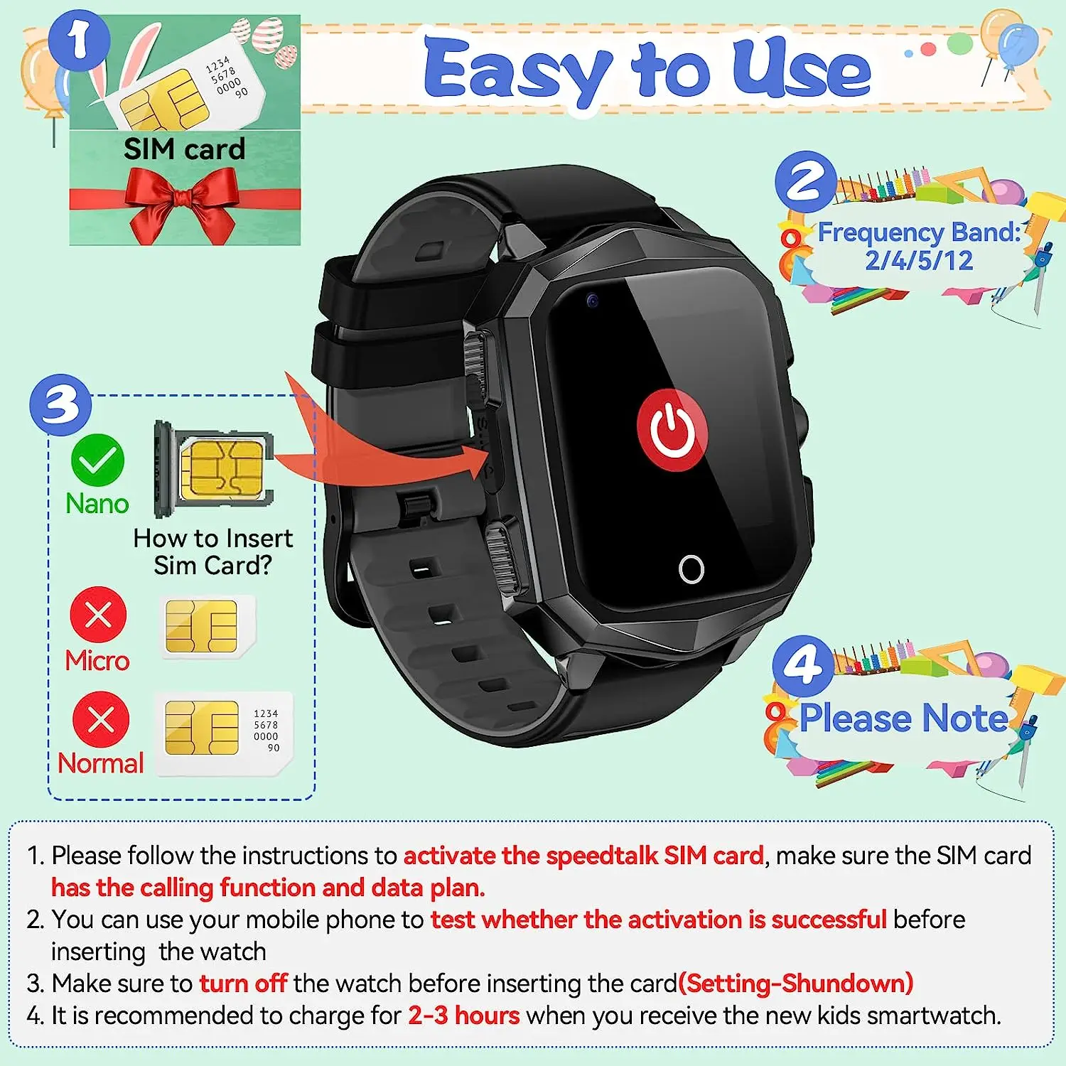 Porodo Kids 4G Smartwatch with Video Calling – rickycell