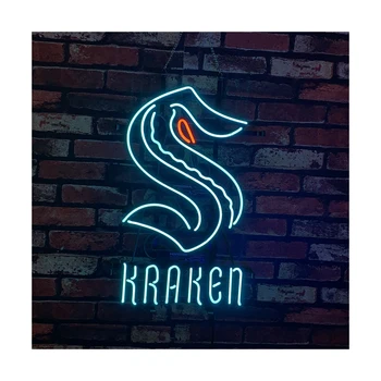 kraken neon sign