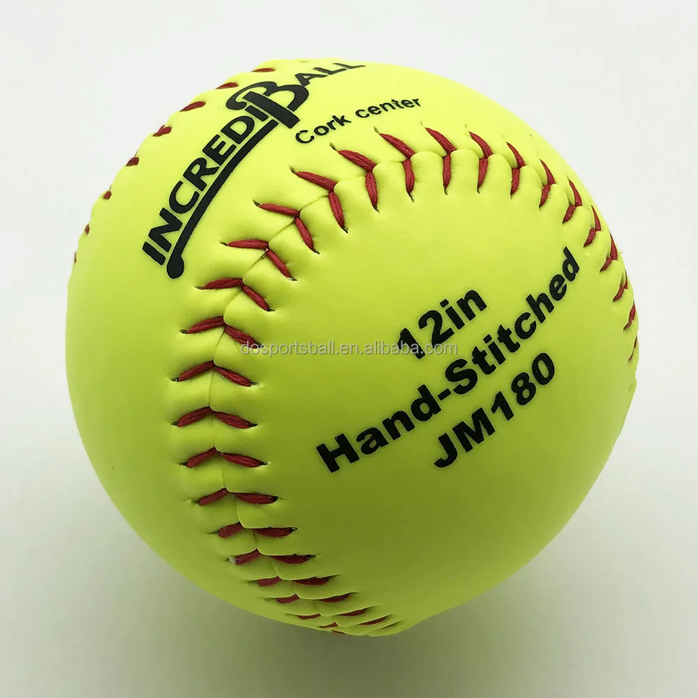 Wholesale 4 Fans Incrediball Game Quality Softball Balls 12inch Optic