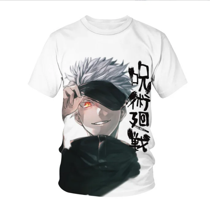 Anime Itadori Camisa Verano Negro Algodón Hombres De Manga Corta Cuello Redondo Blanco Jujutsu Kaisen Impreso Camiseta Ropa - Buy White Printed T-shirt Men's,Black Anime Print T-shirt Shirt,Unisex Anime Shirt Men's T-shirt Product on Alibaba.com