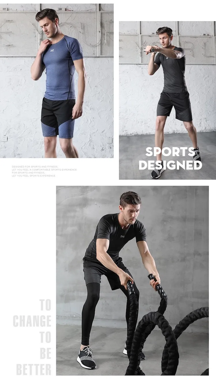 Yinging Custom Men Running Clothing Gym Sports Quick Dry Fitness Yoga Wear Sportswear Tracksuit