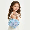 Blue shell handbag