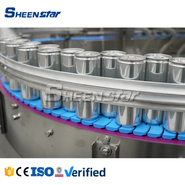 Automatic Beverage Filling Machine for Beer Filling Canning Machine Soda Water Soft Drink Carbonated Beverage Production Line