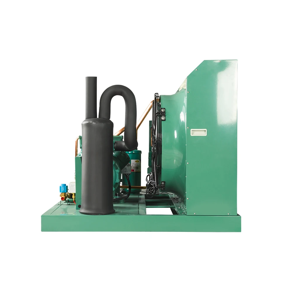 8HP XMK Blast Freezer Condenser Unit Quick Freezing Condensing Unit 2 Stages Compressor Condensing Unit for Poultry