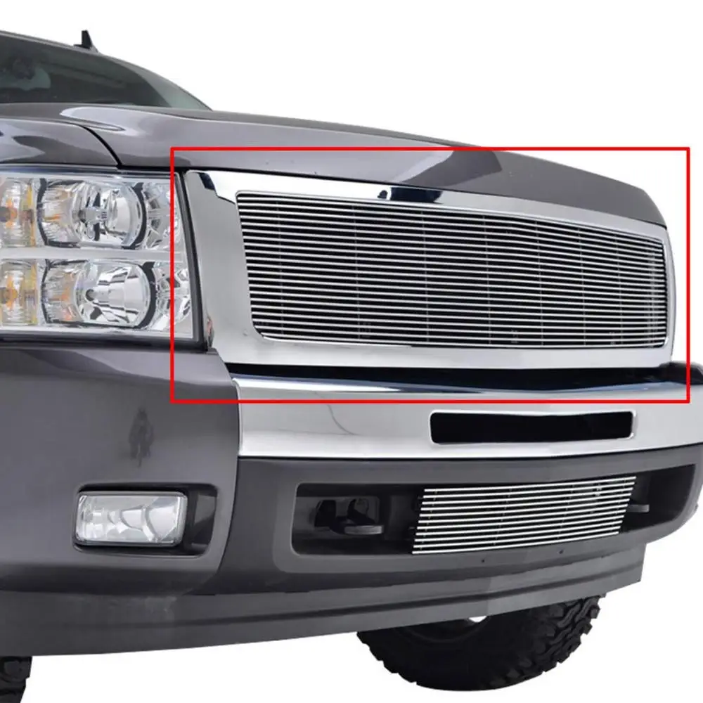 Fashionable Design 4X4 Pick up Parts Silver Chromed ABS Grille Front ...