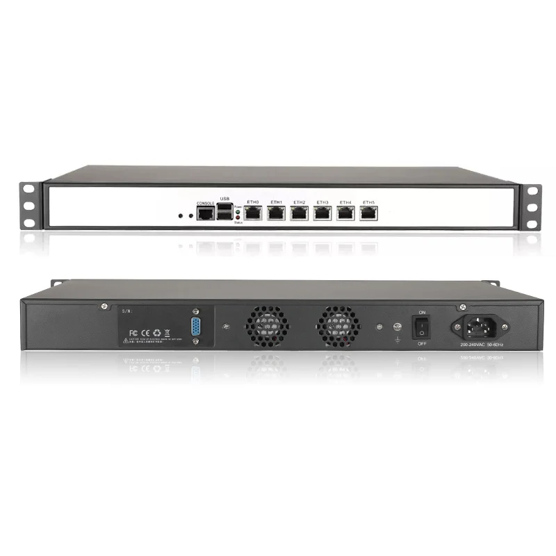 Network Firewalls 1u 2u Wall Mouted Industrial Server Celeron N4505