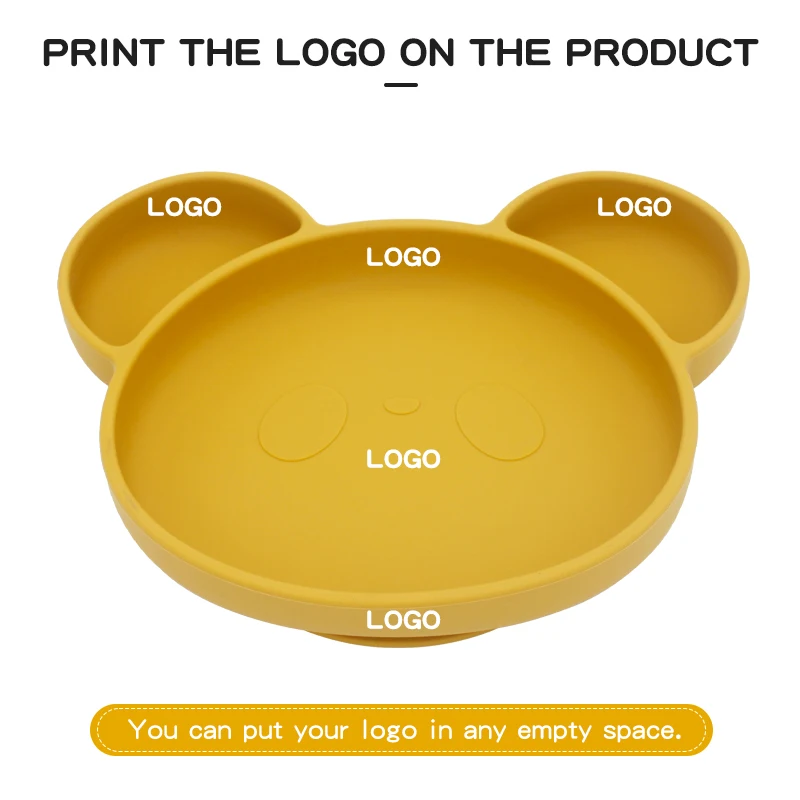 Silicone Baby Food Grade Feeding Set Kids Eco Friendly Travel Toddler