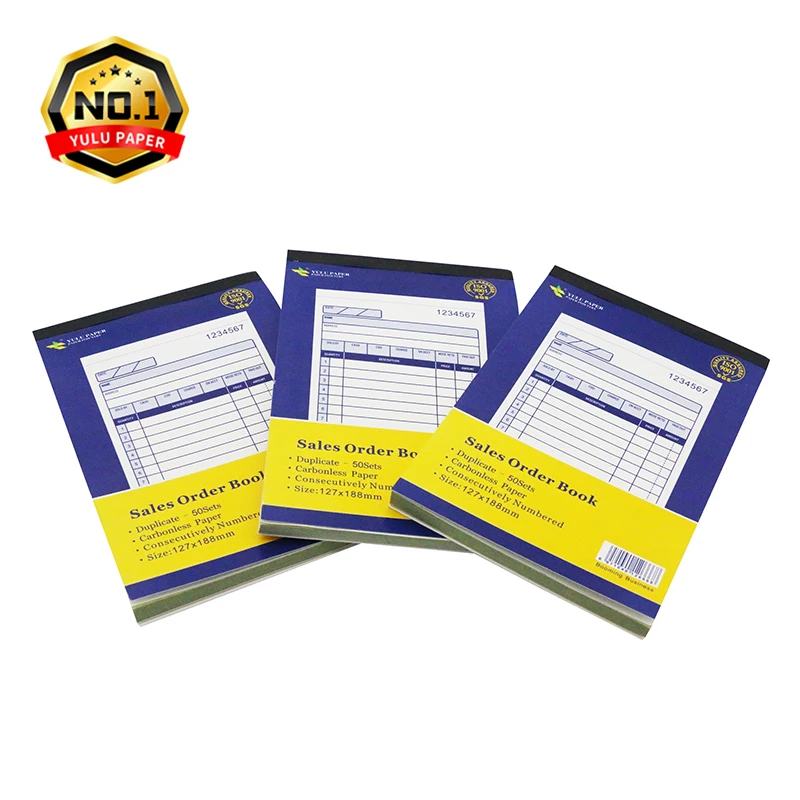 Factory wholesale low price sells carbonless copy paper & paperboard printing register book