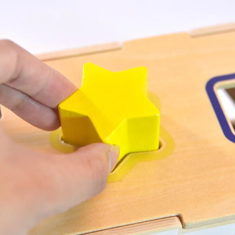 Оптовая продажа детский деревянный куб-сортировщик в форме