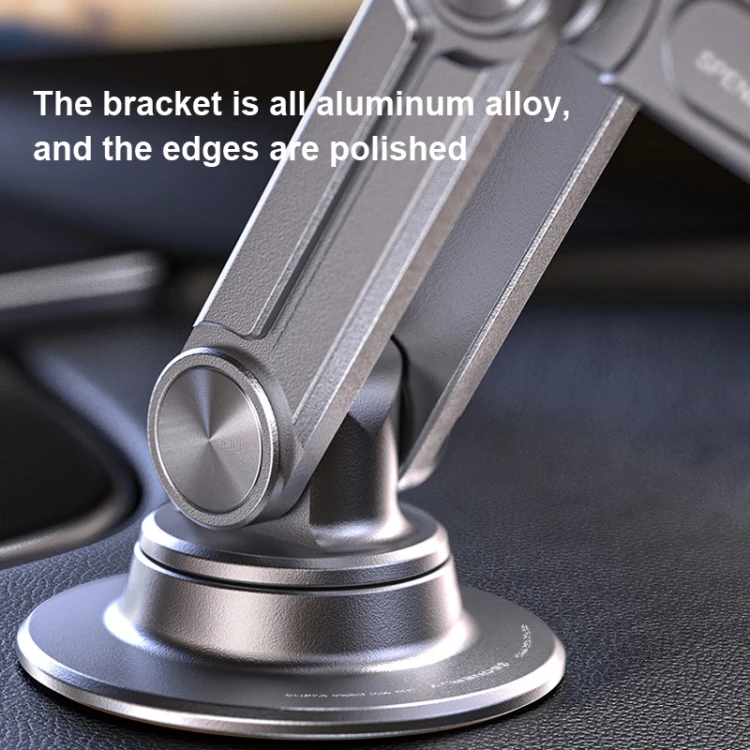 Multifunctional Aluminum Alloy Rotatable Lift Mobile Phone Holder Holder Rearview 360 Rotating Car Phone Car Holder