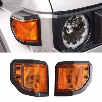 YBJ Car Accessories Front bumper light Warning lamp for Land Cruiser 70 FJ79 75 LC76 LC79 2024-2007 Amber Front Corner Light