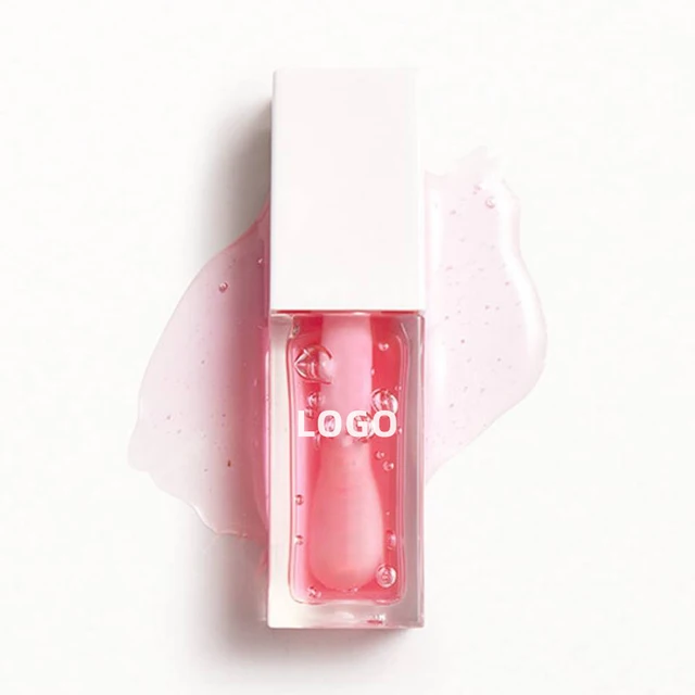 Oem Moisturizing Lip Oil Gloss Private Label 10 Colors Custom Fruit Cute Vegan Watermelon Lip Plumper Lipgloss Lip Tint