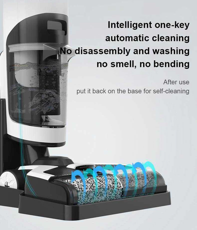 Home Cordless Wet Dry Floor Washing Aspiradoras Stick Vacuums Cleaner ...