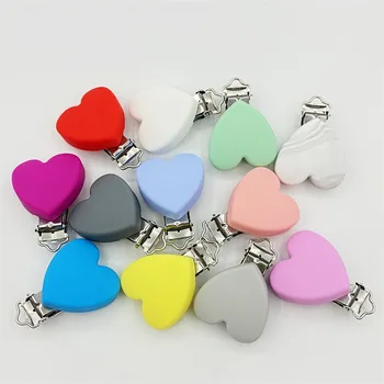 Silicone Pacifier Clip DIY Animal Pattern Pacifier Accessories Baby Soother Anti Drop Chain Clip