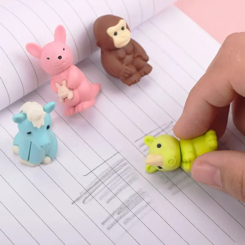 Campus School Stationery Orangutan Cute Animal Forest Friend Eraser Custom