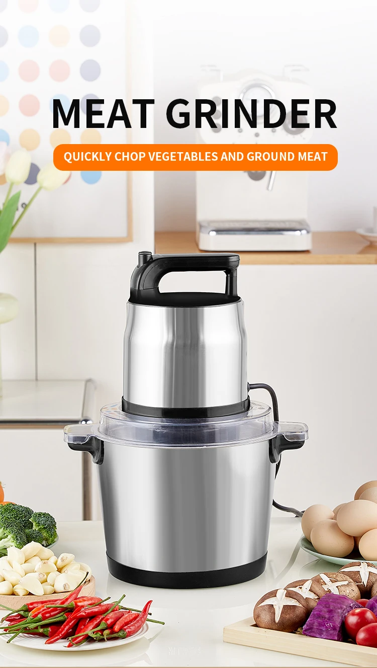 Commercial 6l 10l Yam Pounder Meat Grinder Mixer Electric Chopper