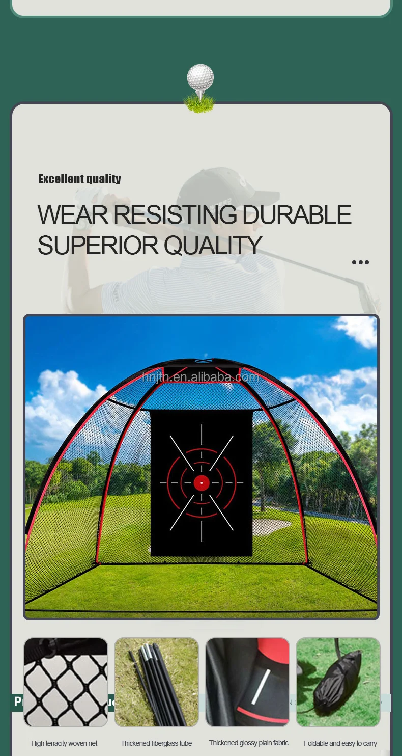 Pop Up Golf Chipping Net Golf Practice Nets And Cage Backyard Driving