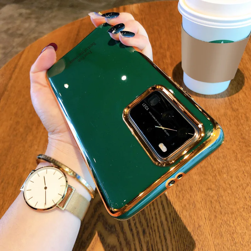 Funda Para Teléfono Móvil Huwai P40 Pro,Carcasa De Lujo Para Huawei P40 Lite  - Buy Para Huawei P40 Lite Caja De Teléfono De Lujo Chapado Product on  Alibaba.com