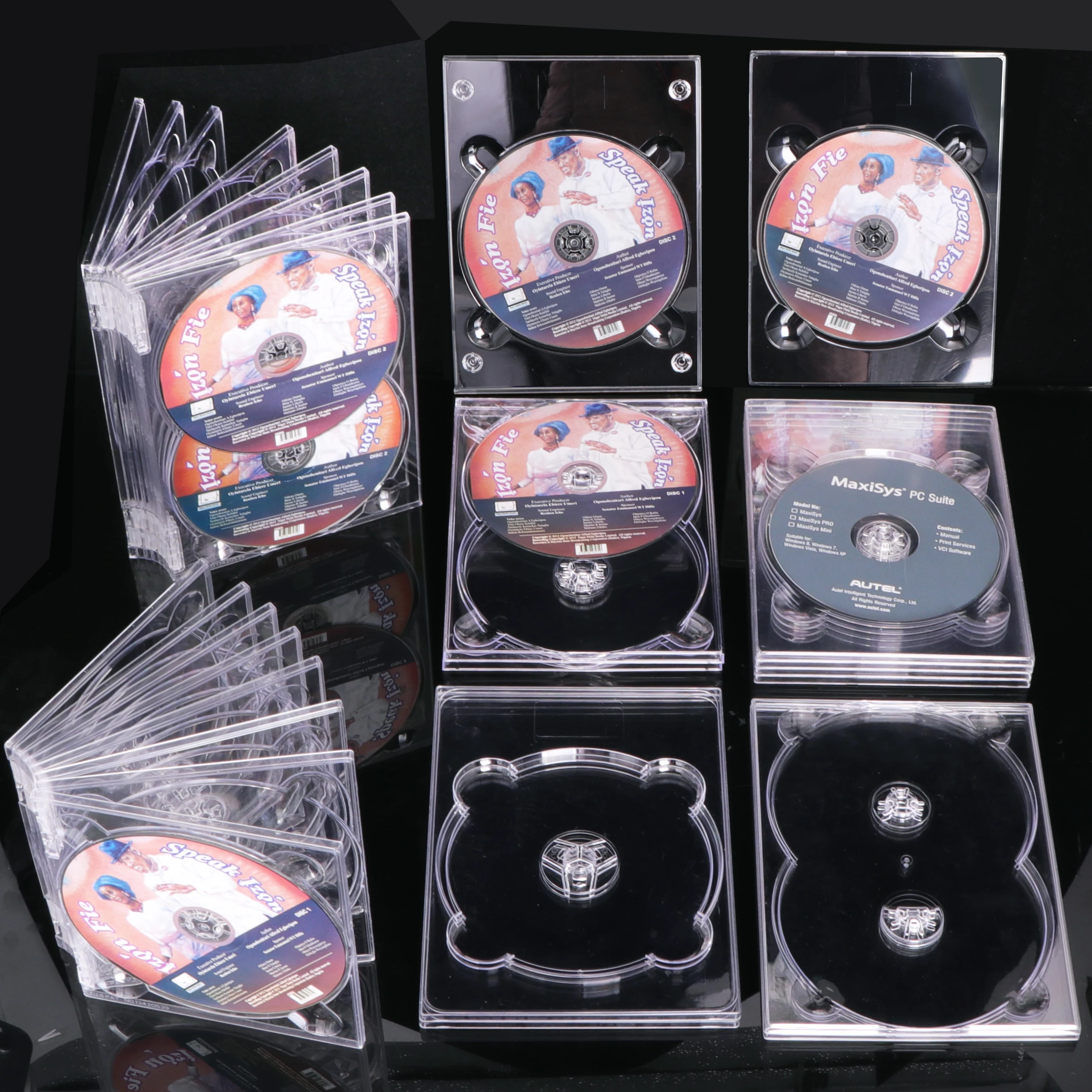 Dibiase / Baker's Dozen CD + 7inch付き Hipce CDB-60ST SB Vivid Sparkling Finish One Touch CD Box&