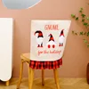 Checked cloth chair cover hemp old man