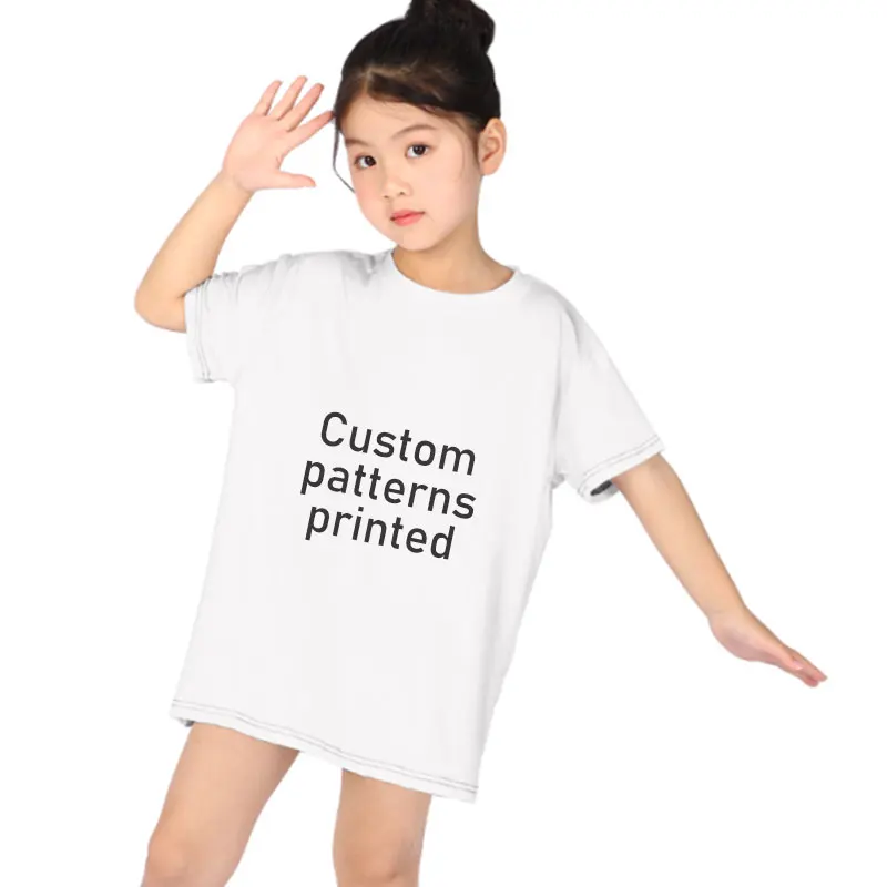 Оптовая продажа с фабрики OEM футболки для девочек летняя женская футболка