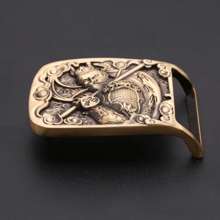 Пряжка из твердой латуни, латунная пряжка для ремня для мужчин 40 мм