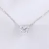 Collier en or jaune 10 carats + diamant de laboratoire