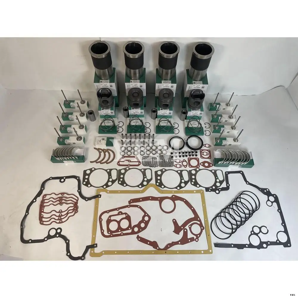 Repair Kit With Full Gasket Set Cylinder Piston Rings Liner Bearing Valves Fit for Liebherr R916