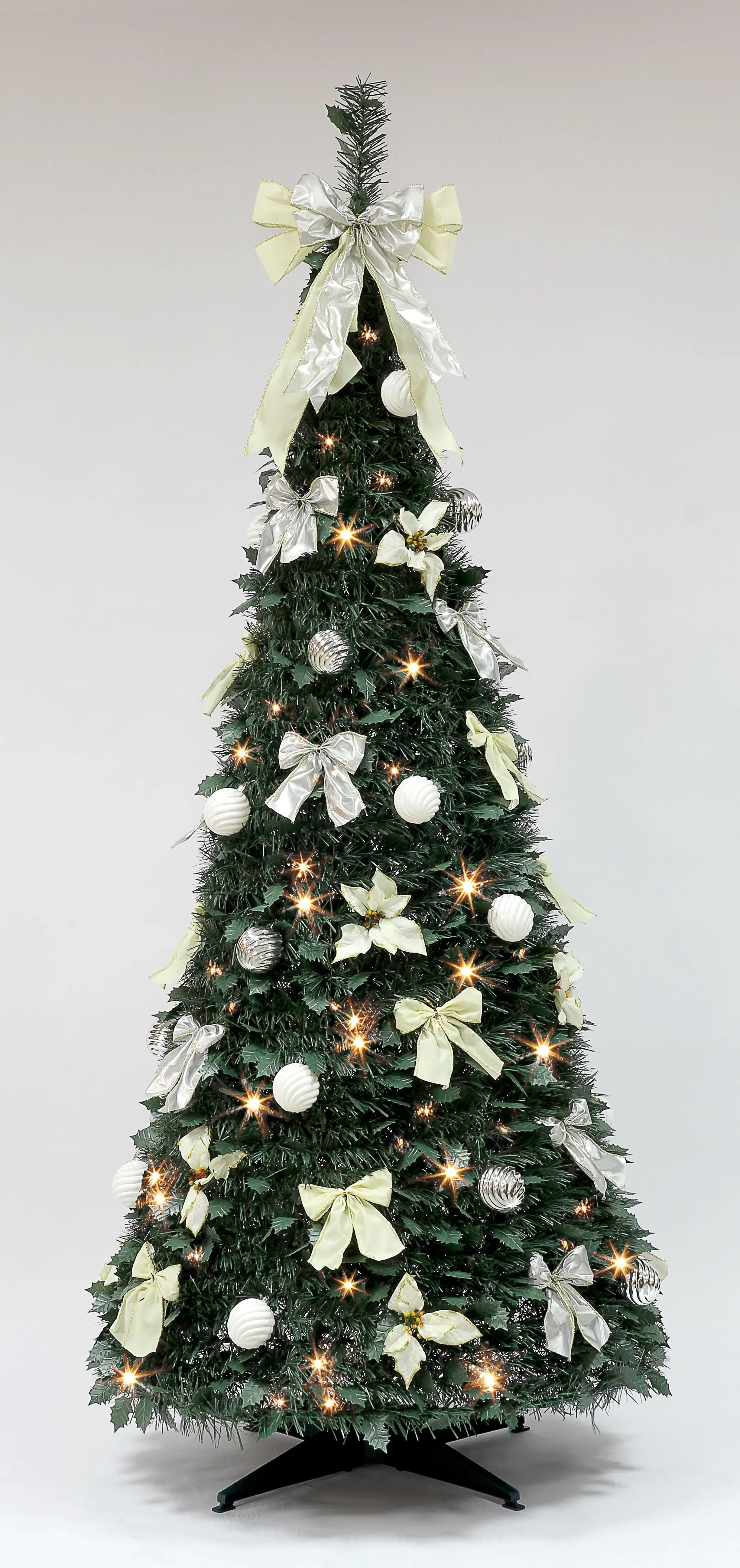 6ft Prelit Pop Up Christmas Tree With Decoration Buy Prelit Folding