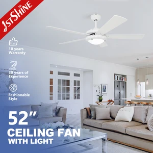 1stshine Ceiling Fan Simple Antique 5 Blade Pull Chain Control Ceiling Fans Lighting