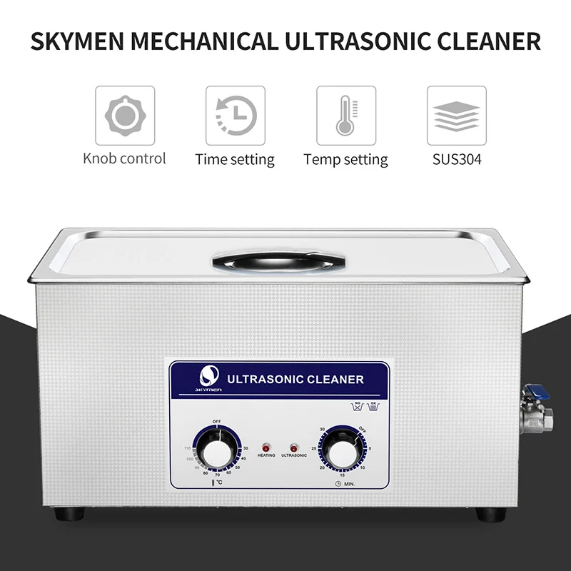 タイプ Skymenカスタム22l工業用プリンターヘッドオーディオヘッドクリーニング機超音波バスソニケーター、22l、排水付き Buy