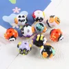 04# Perles fantômes de citrouille peintes à la main