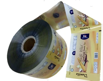 Food grade flexible packaging plastic ice cream wrapper/ plastic popsicle packaging roll film