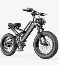 RaiderRover-1000 Watt 20 Inch Fat Tire Electric e Bike  CN Warehouse 1000w Hub Motor Electric Bike Fat Tire 500w Bike