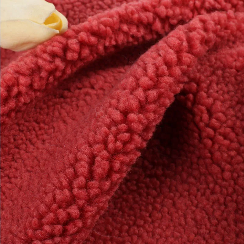 Sabuwar Zuwan China China 100% Polyester Fabric Fleece Brushed Fabric  Polyester Berber Fleece Sherpa masana'anta da mai kaya