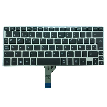 keyboard for Toshiba Satellite NB10 NB10-A NB15-A Black with Gold frame laptop keyboard Spanish