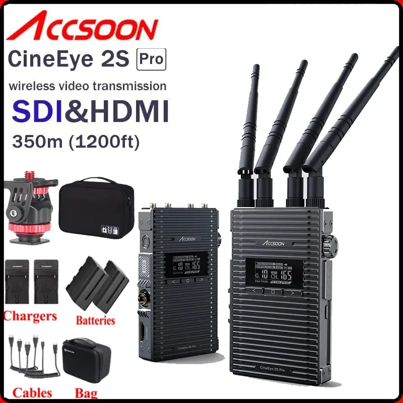 ACCSOON Cineeye 2S Pro - Dual Channel Wireless Video Monitor