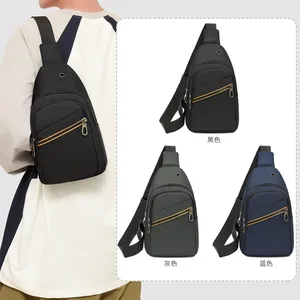 New Fashionable Multi-layer Chest Bag Simple and Lightweight Casual Travel Backpack Versatile Crossbody Bag