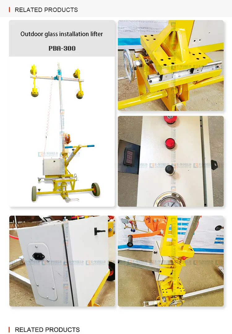 Glass Lifting Machine To Install Glass At Window Door Wall