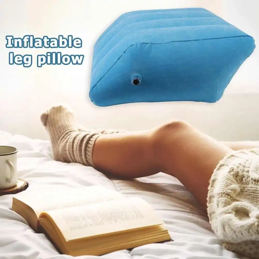 Footrest Pillow Inflatable Portable Travel Home Office Foot Leg Pillow Cushion Knee Bed Wedge Sleeping Pillow Alibaba