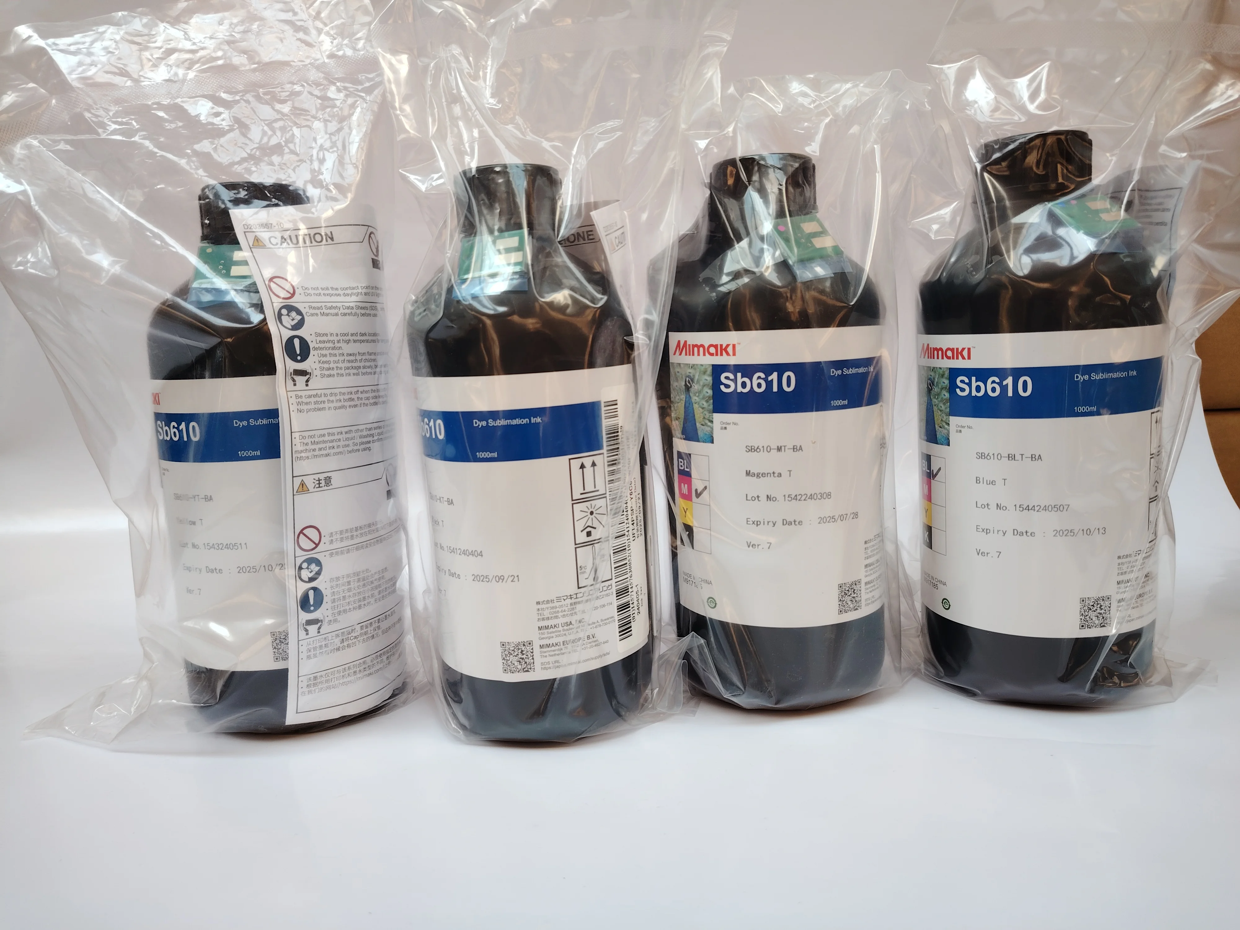 Original Mimaki SB610 Ink 1000ml Use for TS100-1600 Sublimation Printer ...